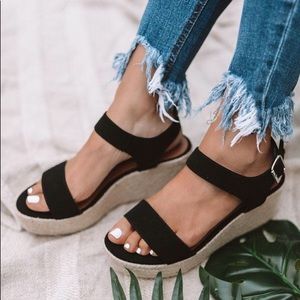 Shoes - ‘The Ava’ Espadrilles In Black Shoes - ‘The Ava’ Espadrilles In Black
